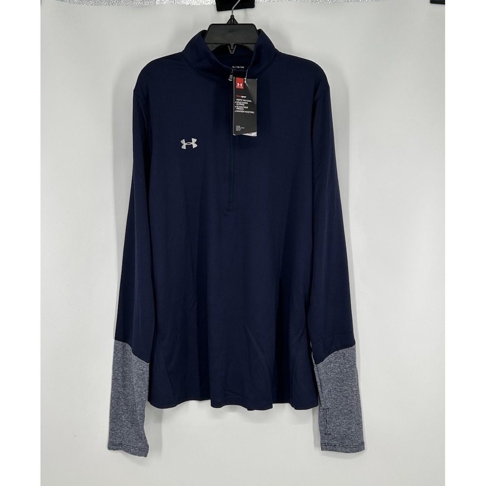 Under Armour Quarter 1/4 Zip Lightweight‎ Heatgear Loose Pullover Sweatshirt XL